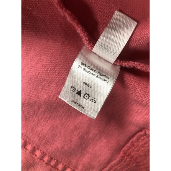 Venus Button Front Denim Jacket Womens  Pink Cotton Retro Feminine SMALL - Picture 8 of 9